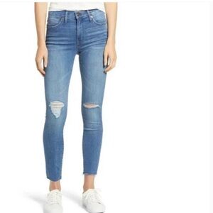 Madewell 9" Mid-Rise Ripped Knee Skinny Jeans